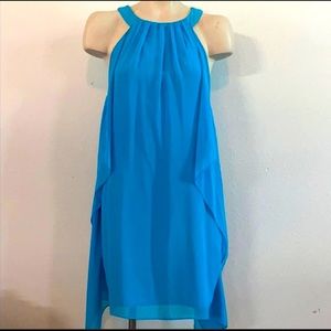 Badgley Mischka for Cache Blue Dress